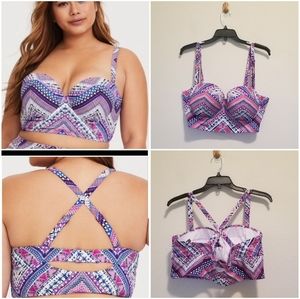 Torrid size 2 swim bra top